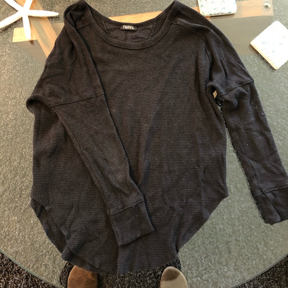 ARITZIA waffle shirt